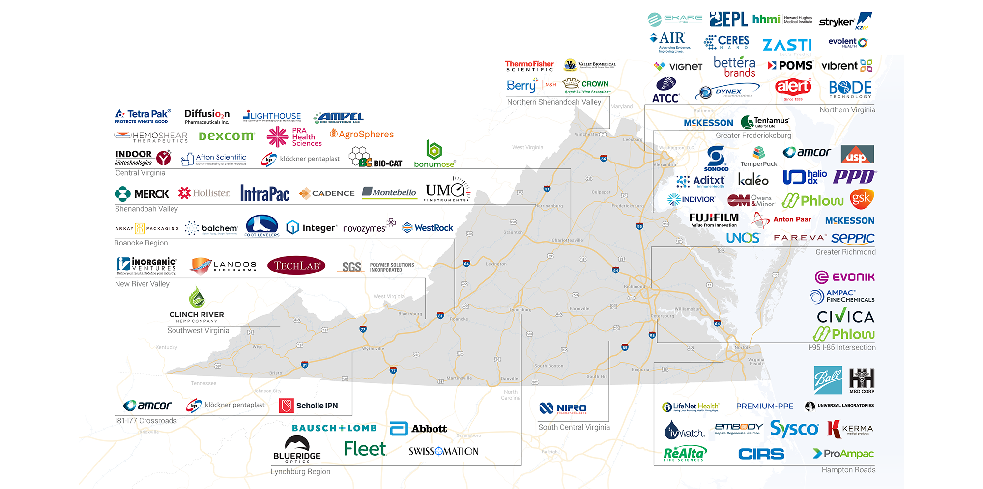 Life Sciences Logo Map