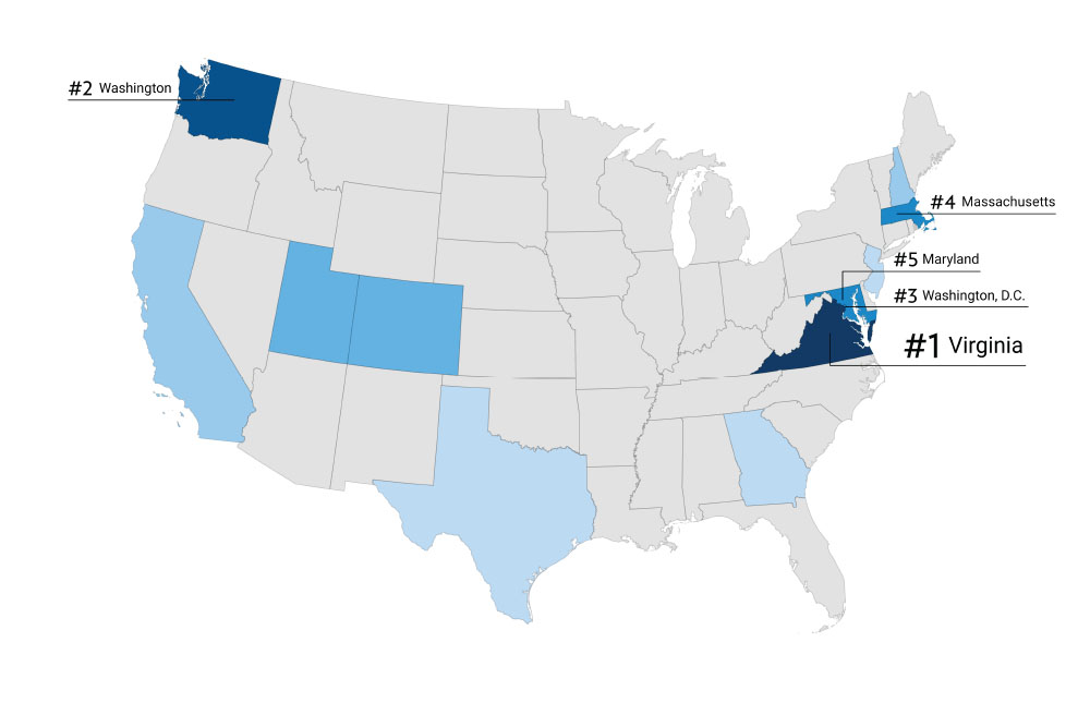 tech workers map