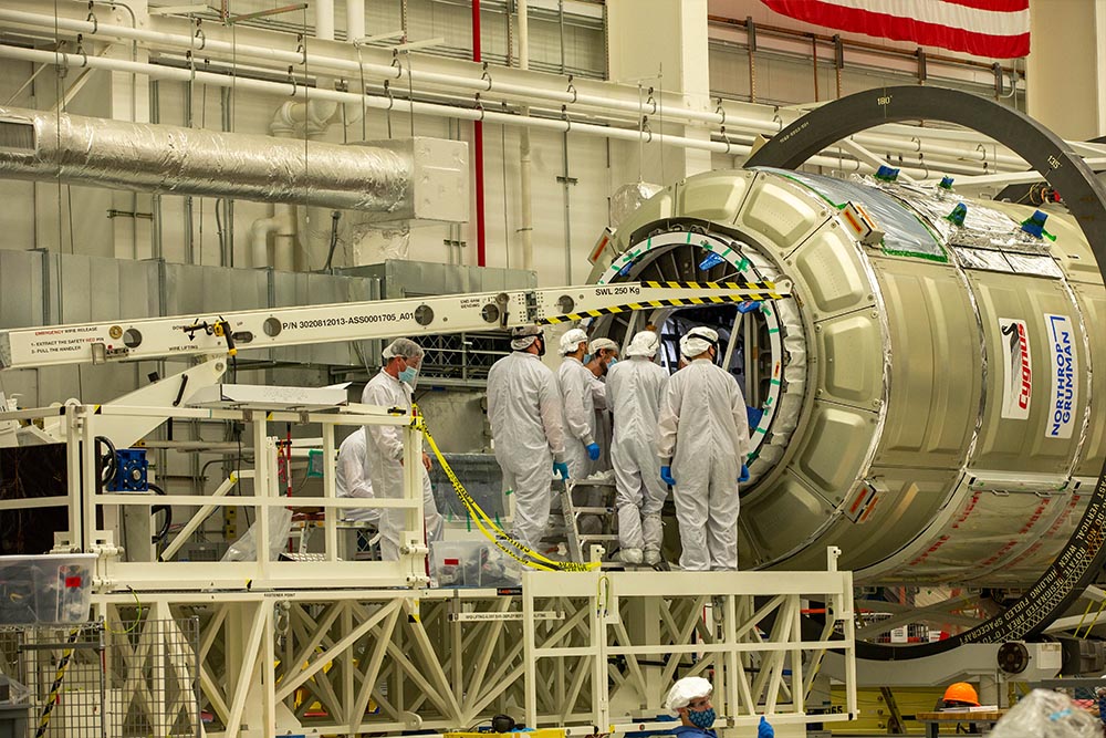 NG14 Cygnus Rollout_NASA Wallops Flight Facility
